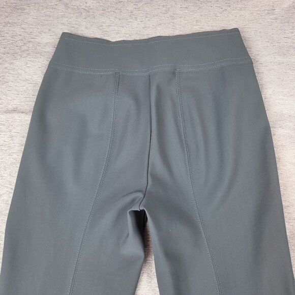 Maria Pinto M2057 Womens Pants Size 2 Gray Stretch Pull On Seamed Career Neutral - Picture 7 of 7